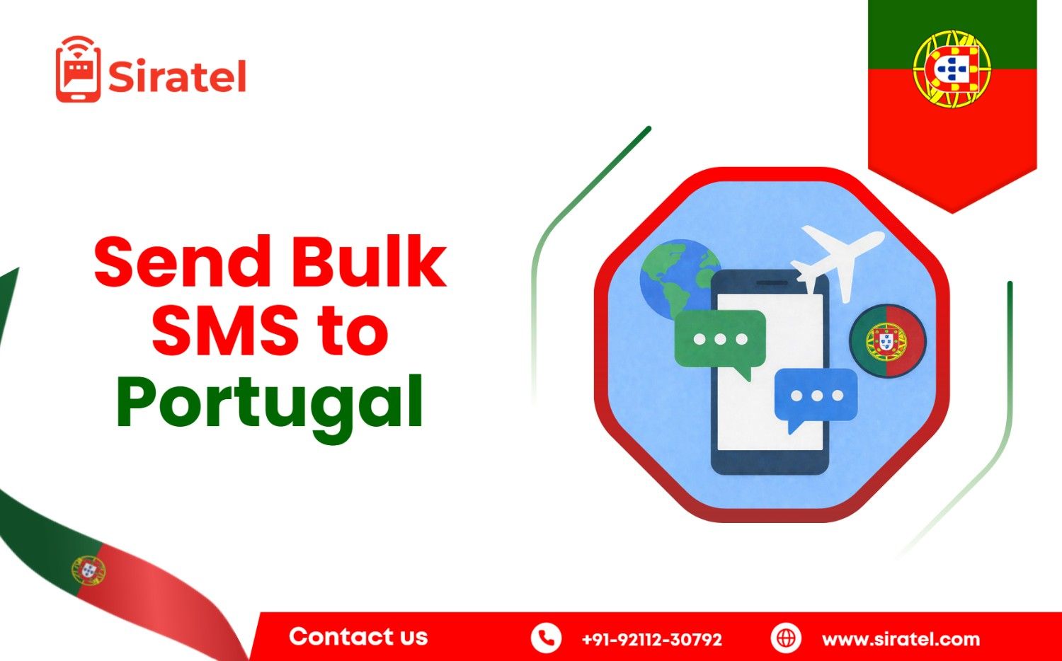 Send Bulk SMS to Portugal
